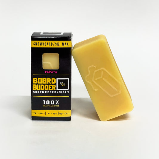 Board Budder 100% plant-based ski & snowboard wax